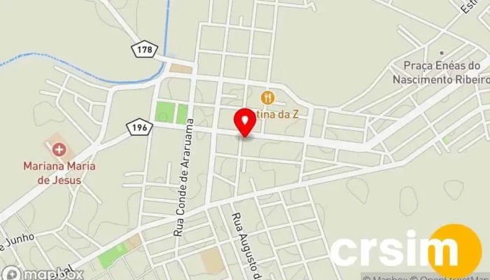 mapa de Vanessa Lima Calçados e Acessórios Loja de calçado em Quissamã