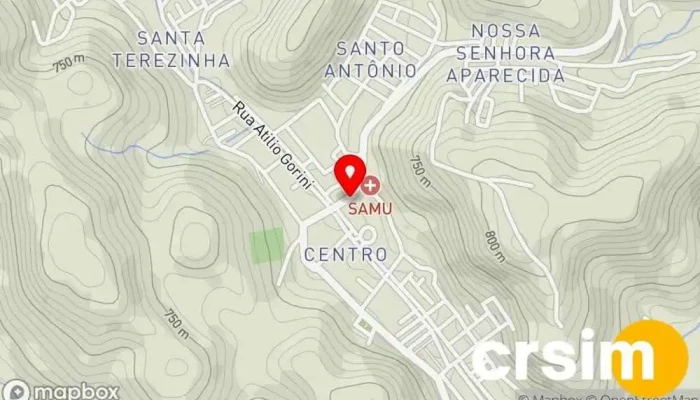 mapa de Varre Saí Supermercado em Varre-Sai - RJ