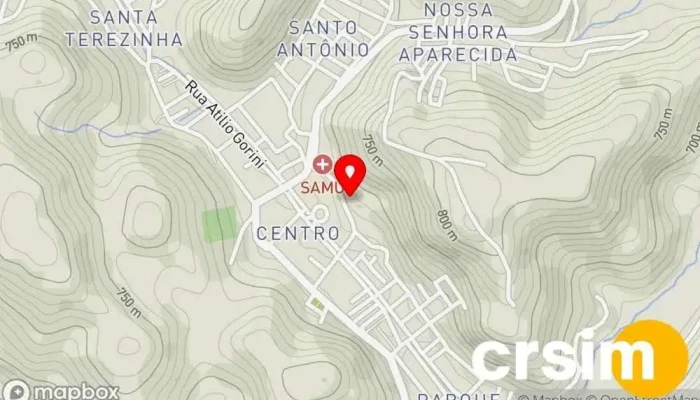mapa de Varre sai Hospital em Varre-Sai - RJ