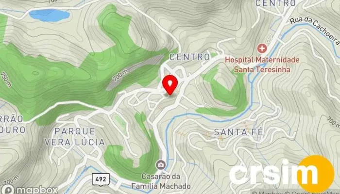 mapa de Vem KV Loja de presentes em São José do Vale do Rio Preto