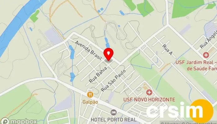 mapa de Vender roupas e brinquedos de bebê Loja de Brinquedos em Porto Real