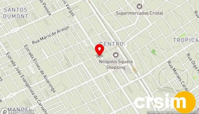 mapa de VERSÁTIL Moda Íntima - Lingerie & SexShop Loja de lingerie em Nilópolis