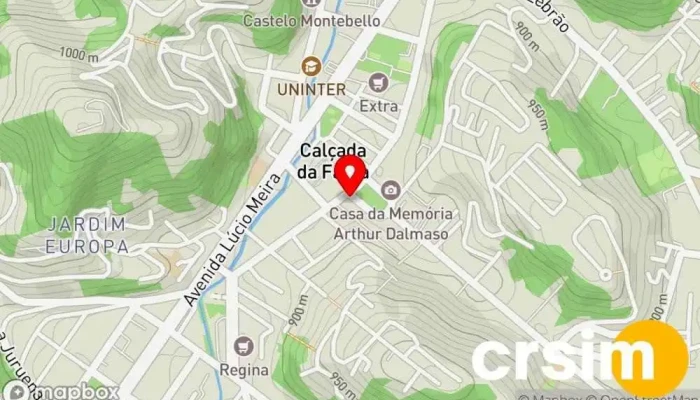 mapa de Via Bela Loja de Roupa em Loja 16 - Várzea