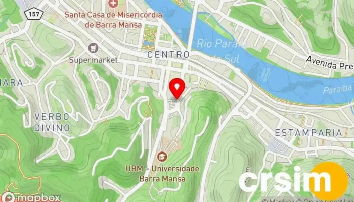 mapa de Via Mia Loja de moda feminina em Barra Mansa