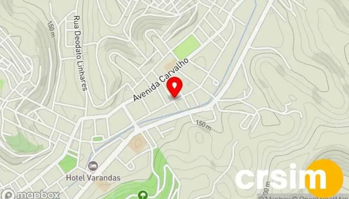 mapa de Viga Forte Mat de Construção Loja de materiais de construção em Miracema