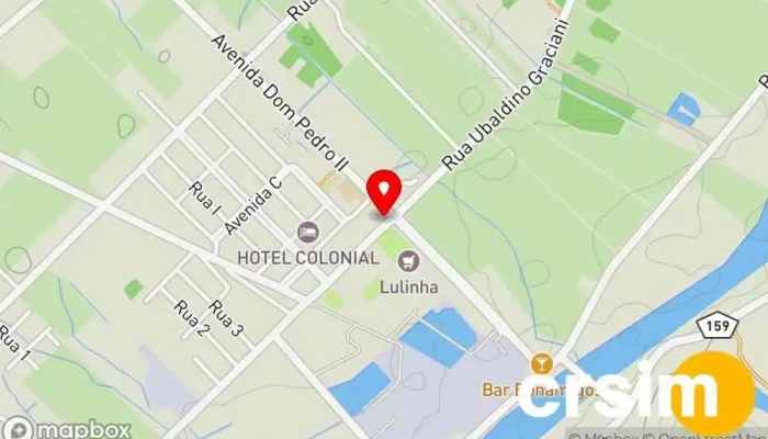 mapa de Voltaço Auto Peças Loja de autopeças em Porto Real