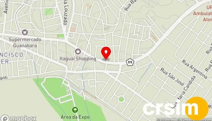 mapa de VT IMPORTS Loja de roupas esportivas, Loja de Roupa em Itaguaí