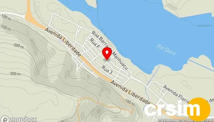 mapa de Waldirene modas Loja de moda feminina em R. Barra do Manhuaçu