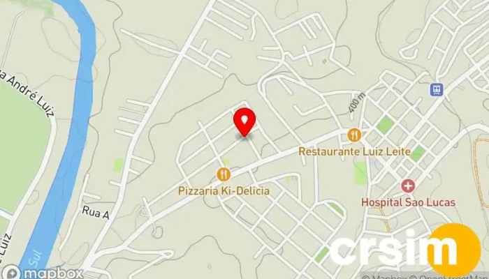 mapa de Zoom Loja de Roupa em Quatis